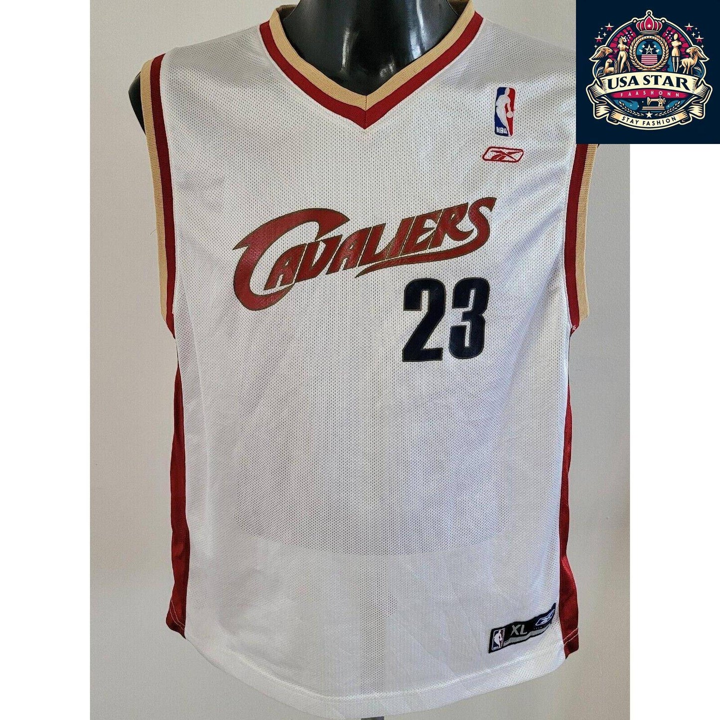 LeBron James Cleveland Cavaliers No. 23 Youth XL Jersey - Fits Small Adults, Comfortable & Stylish - USASTARFASHION