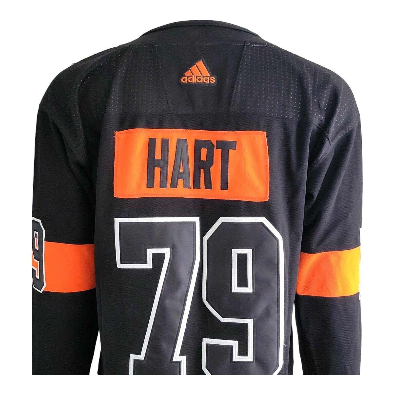 Authentic NHL Philadelphia Flyers #79 Carter Hart Black Jersey - Size 52 / XL-USASTARFASHION