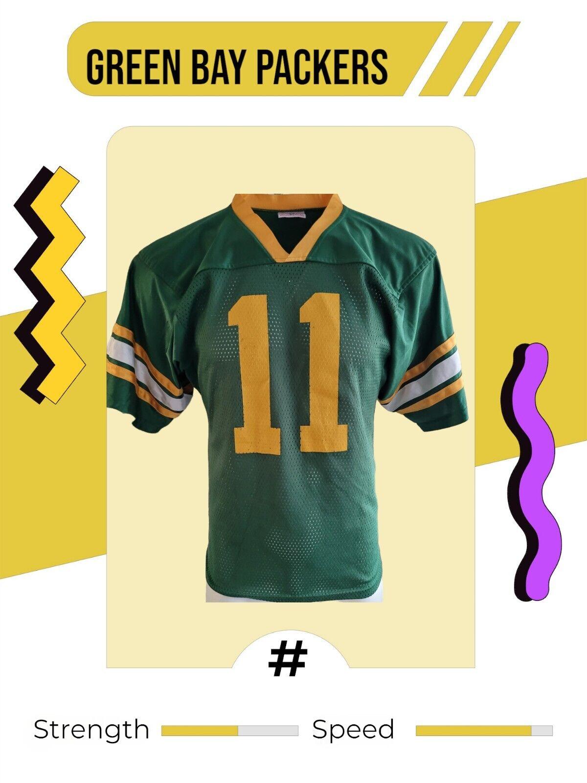 Green Bay Packers #11 Jersey by Teamwork Apparel - Size Small-USASTARFASHION