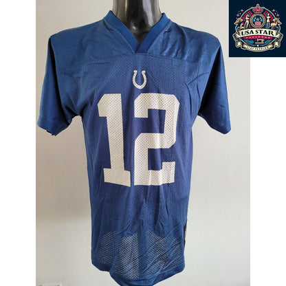 Indianapolis Colts Youth Jersey XL Andrew Luck #12 Shirt - Comfortable, Durable Team Apparel - USASTARFASHION