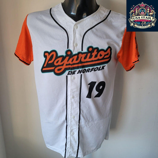 Youth XL Adult S Baseball Jersey - Comfortable Pajaritos Pepsi Design for Sports & Casual Wear - USASTARFASHION