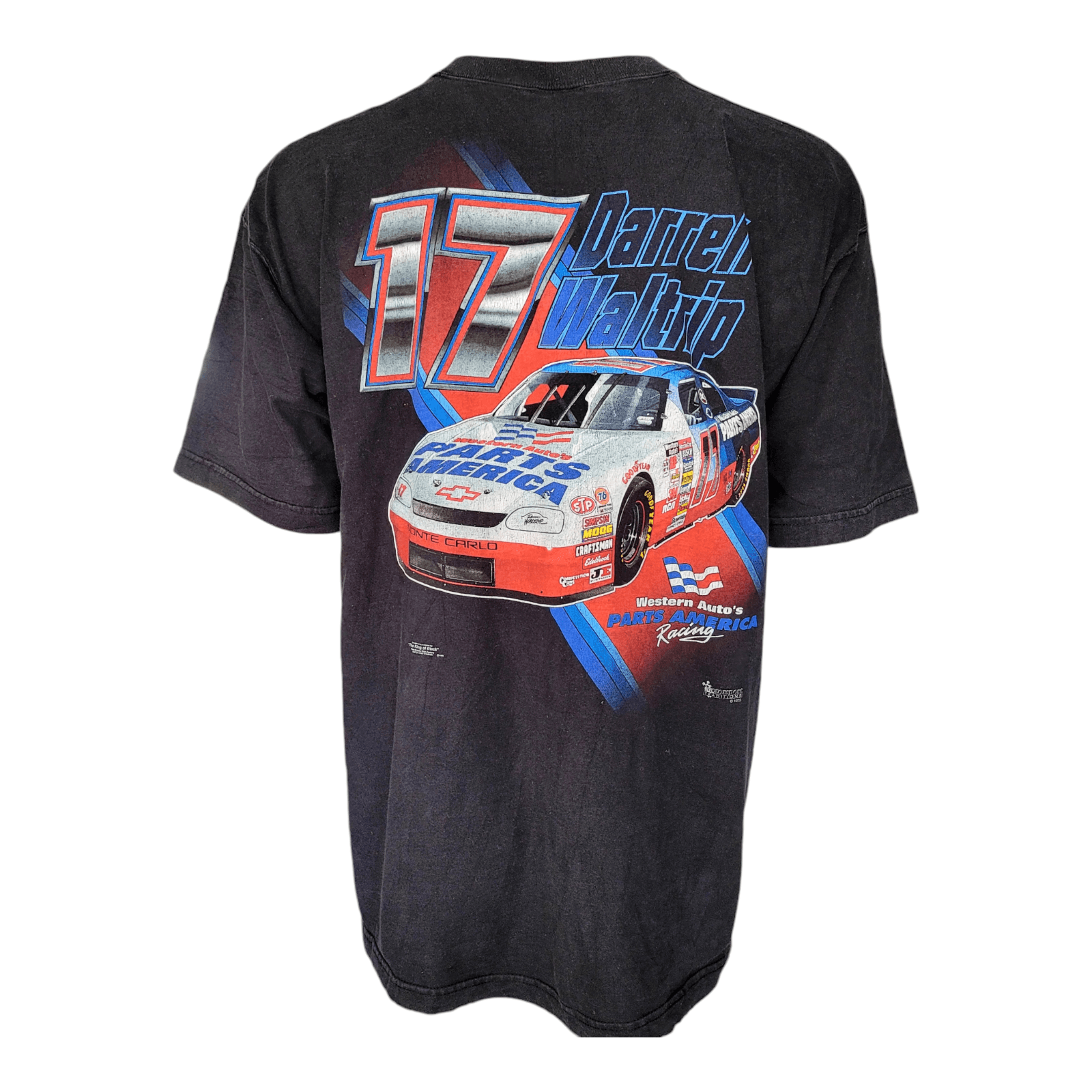 Darryl Waltrip NASCAR T-Shirt XXL Vintage Fruit of the Loom USA Racing Tee #17 E