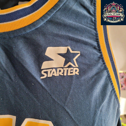 Vintage Michigan Wolverines Jersey Starter #4 Chris Webber Size 48 Large Pre-Owned Classic - USASTARFASHION