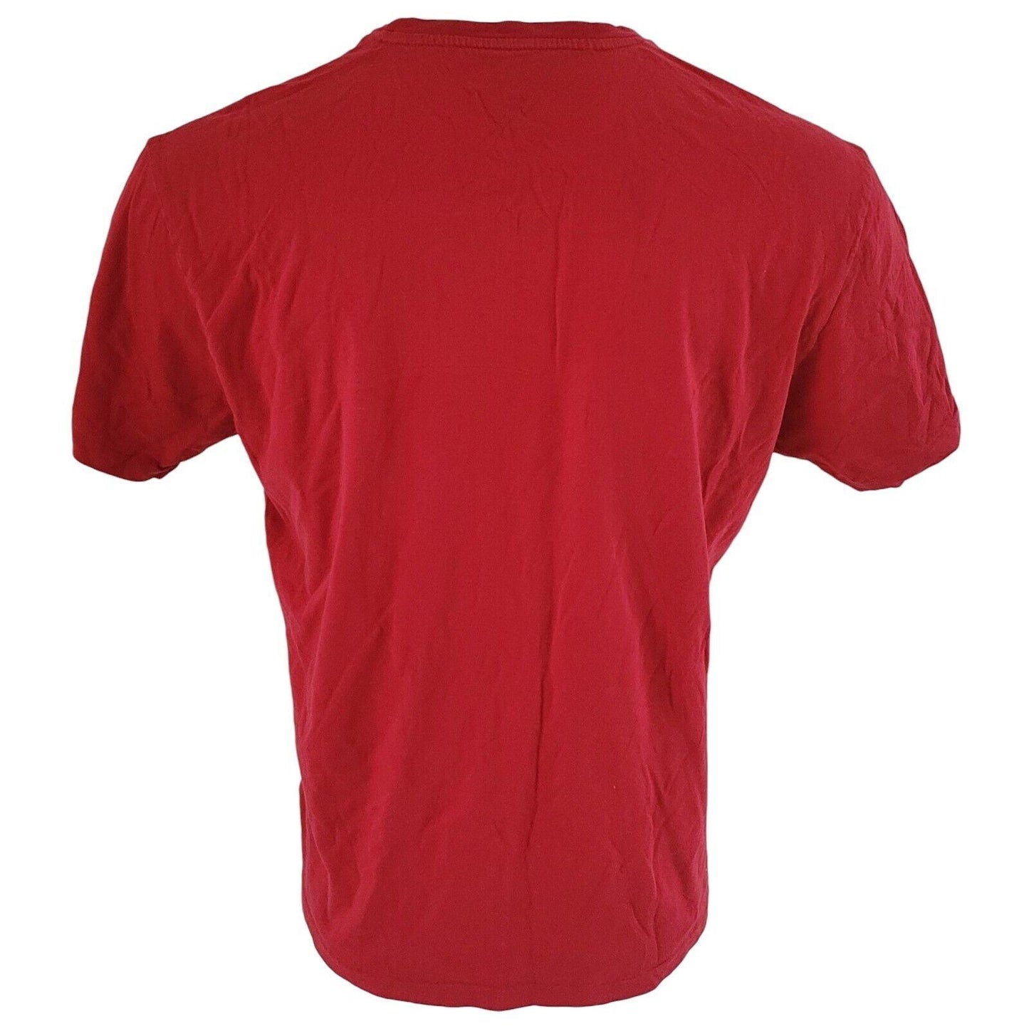 Polo Ralph Lauren 100% Cotton Crew Neck T-Shirt - Red - Regular Fit - Size M-USASTARFASHION