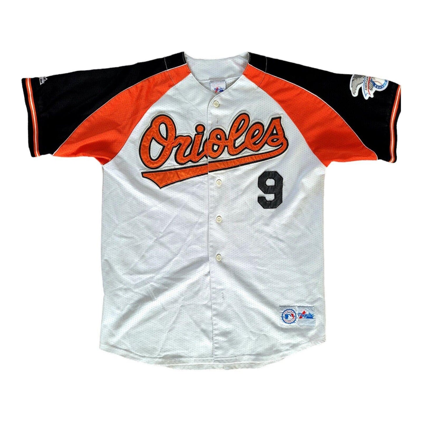 Baltimore Orioles #9 Brady Anderson Jersey - Size Large-USASTARFASHION