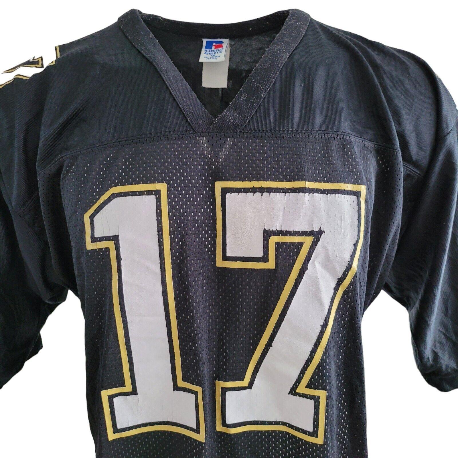 Russell Athletic Sz 48 Vintage New Orleans Saints Jim Everett #17 XL Jersey-USASTARFASHION