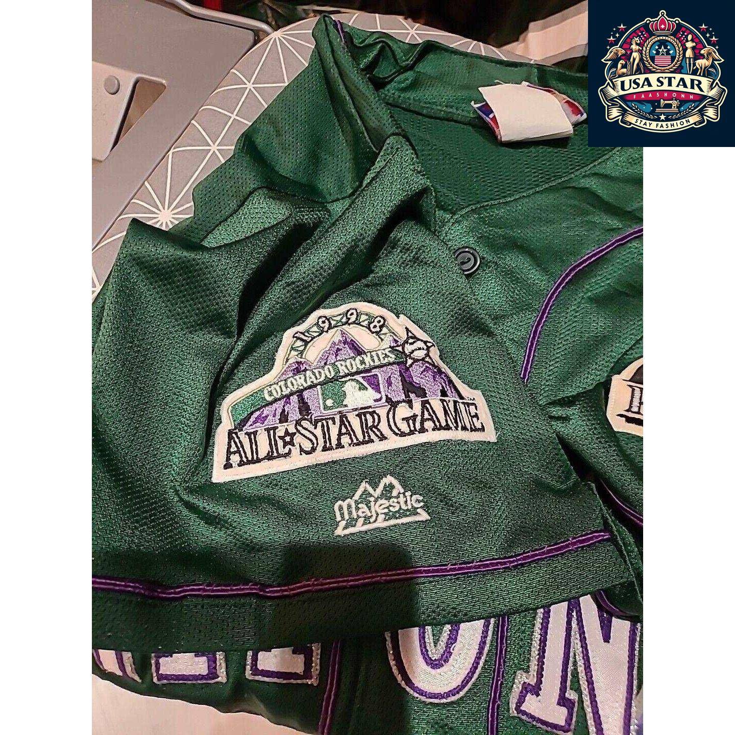 1998 Diamond Collection Colorado Rockies Jersey, Majestic Large, Authentic Fan Apparel USASTARFASHION