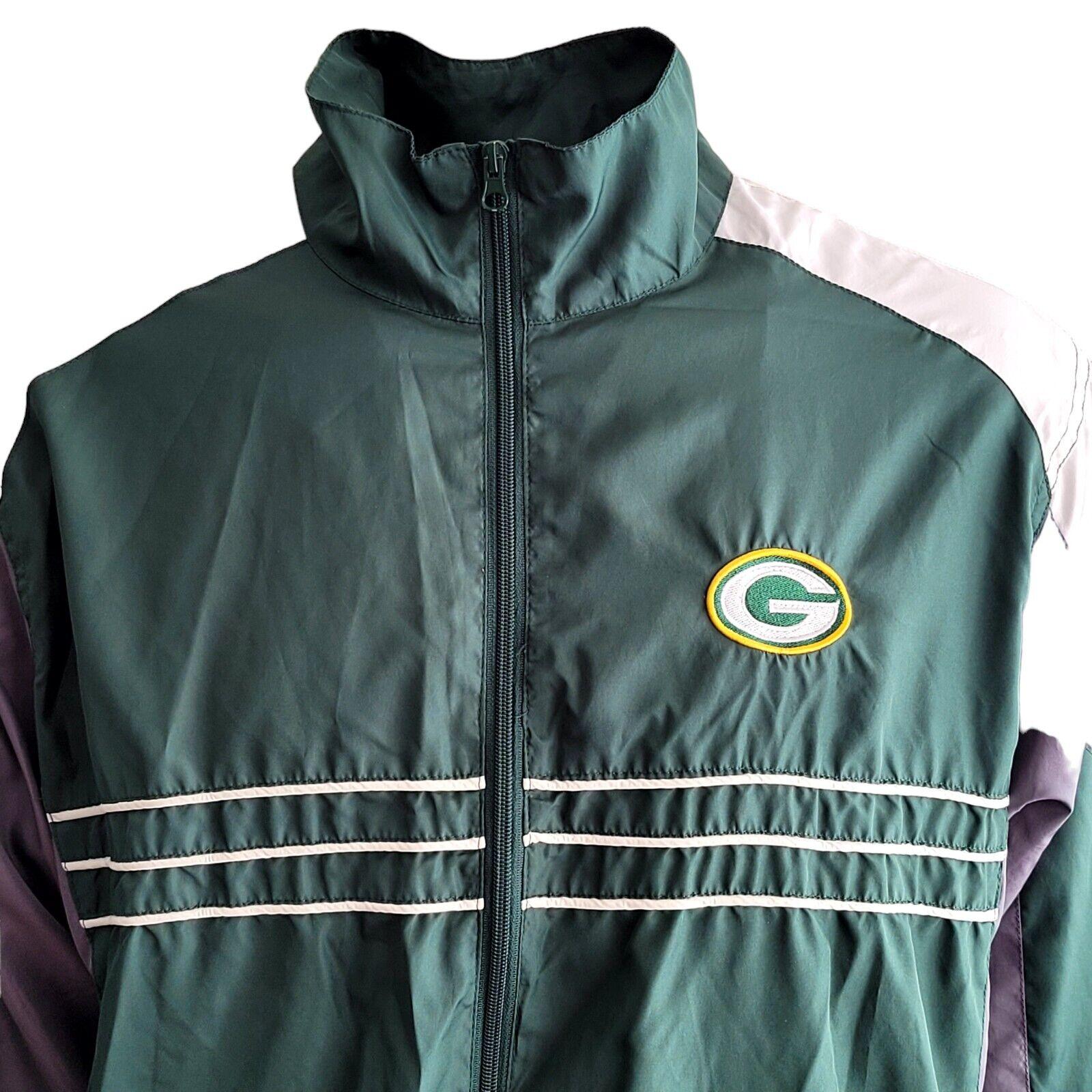 NFL Pro Line Reebok Green Bay Packers Track Jacket Men's Size XL-USASTARFASHION