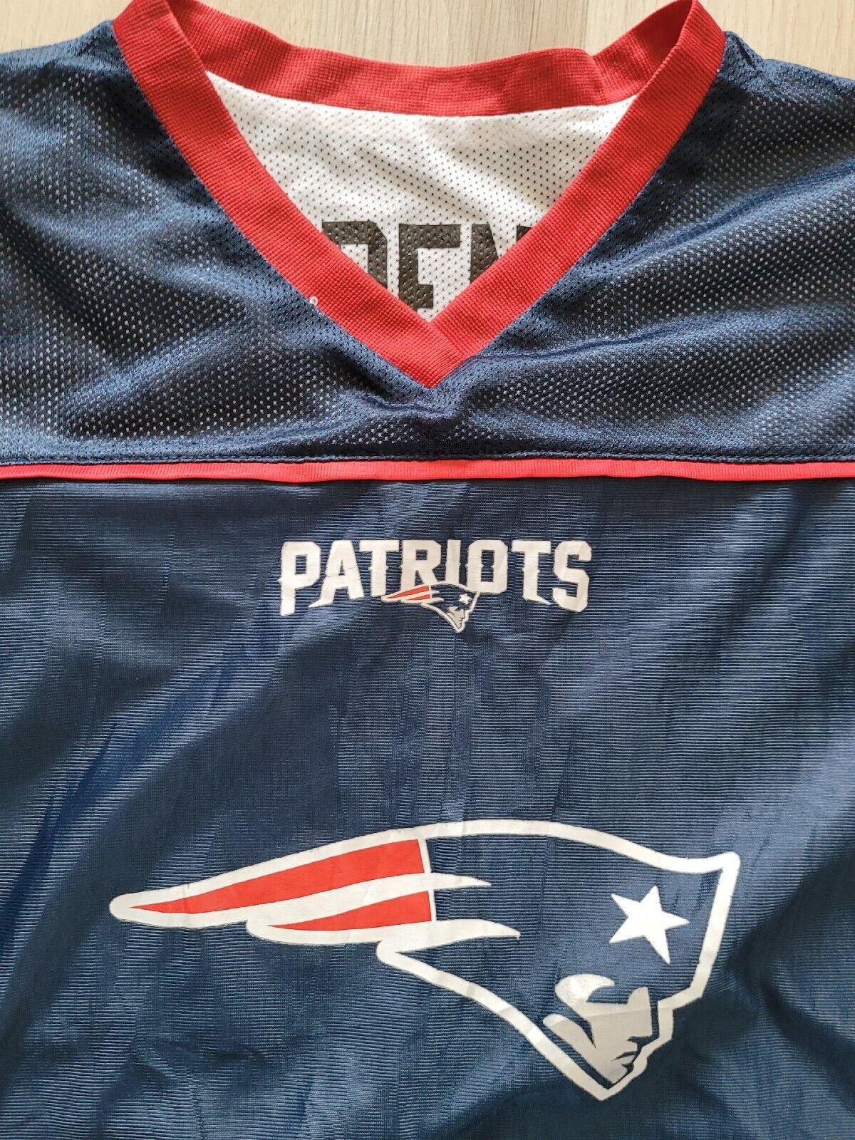 New England Patriots Reversible Flag Football Jersey - 2-in-1 Reversible Design-USASTARFASHION