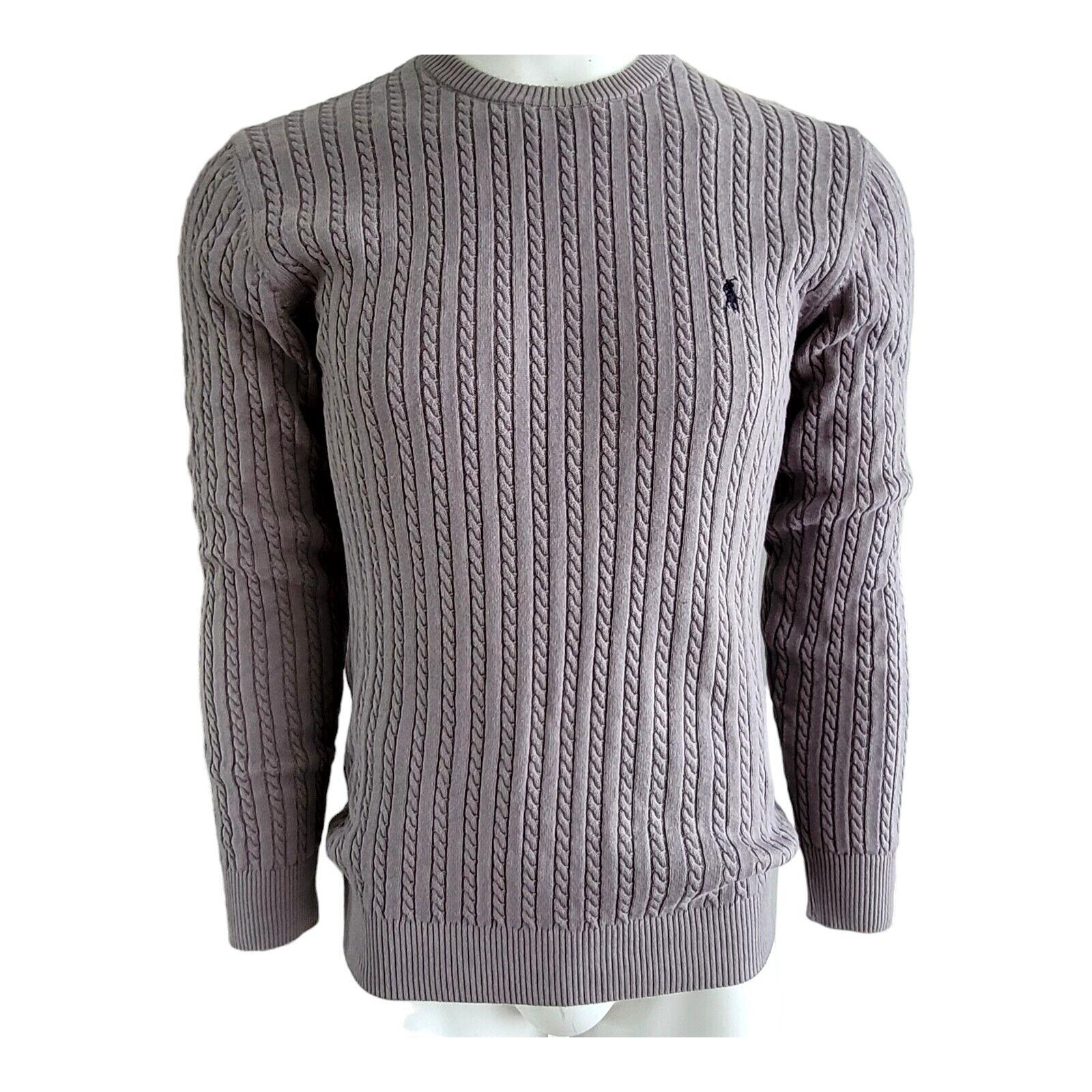 Polo Ralph Lauren Men's Crew Neck Jumper Size L Gray-USASTARFASHION