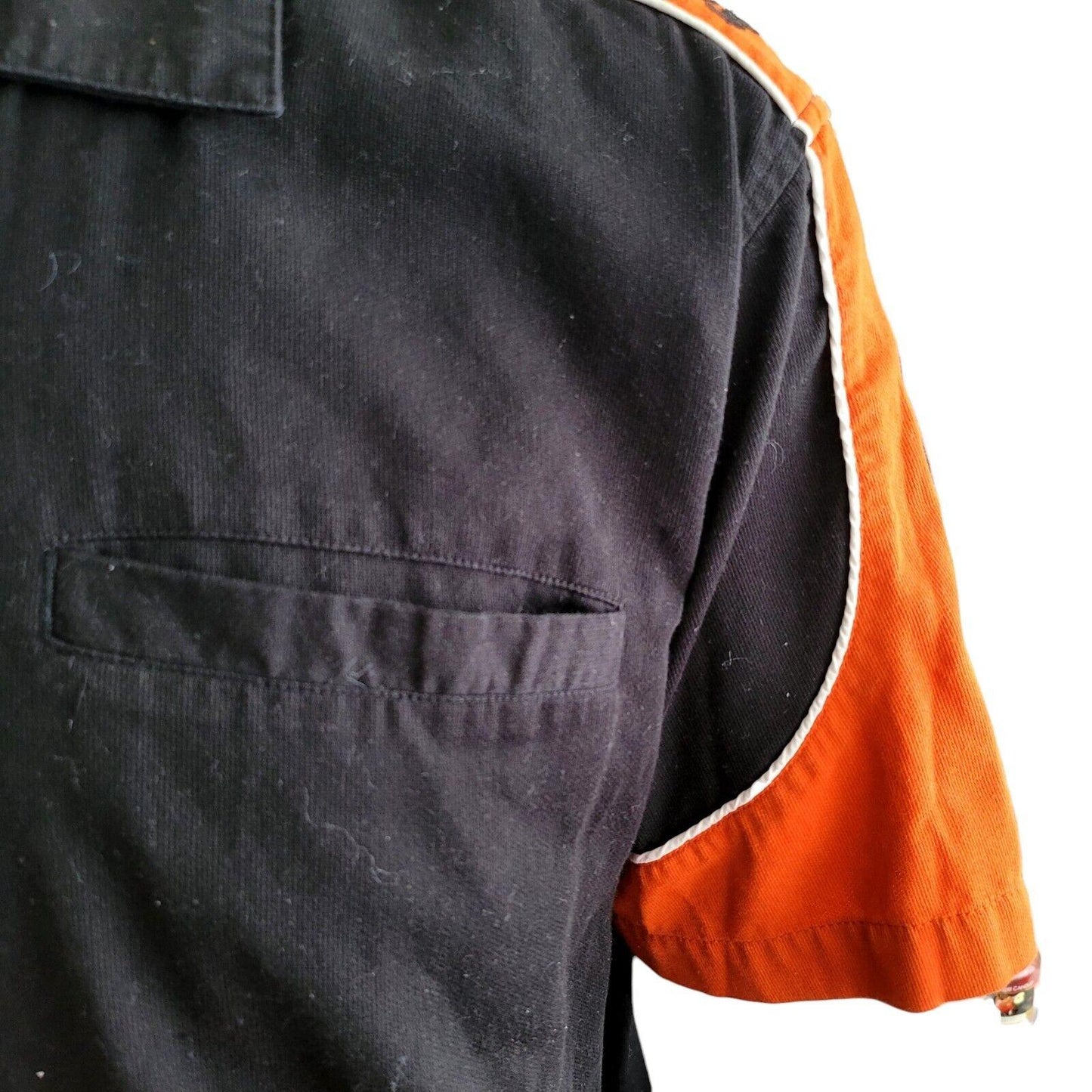 Genuine Harley Davidson XL Shirt with Stitched Logos - Great Condition-USASTARFASHION