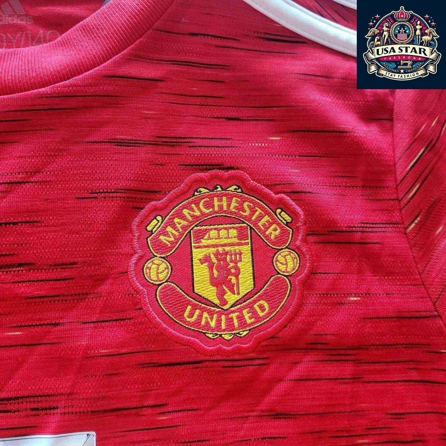 Adidas 2020/21 Manchester United Home Jersey Youth Small Custom "Healy" #14 AEROREADY - USASTARFASHION