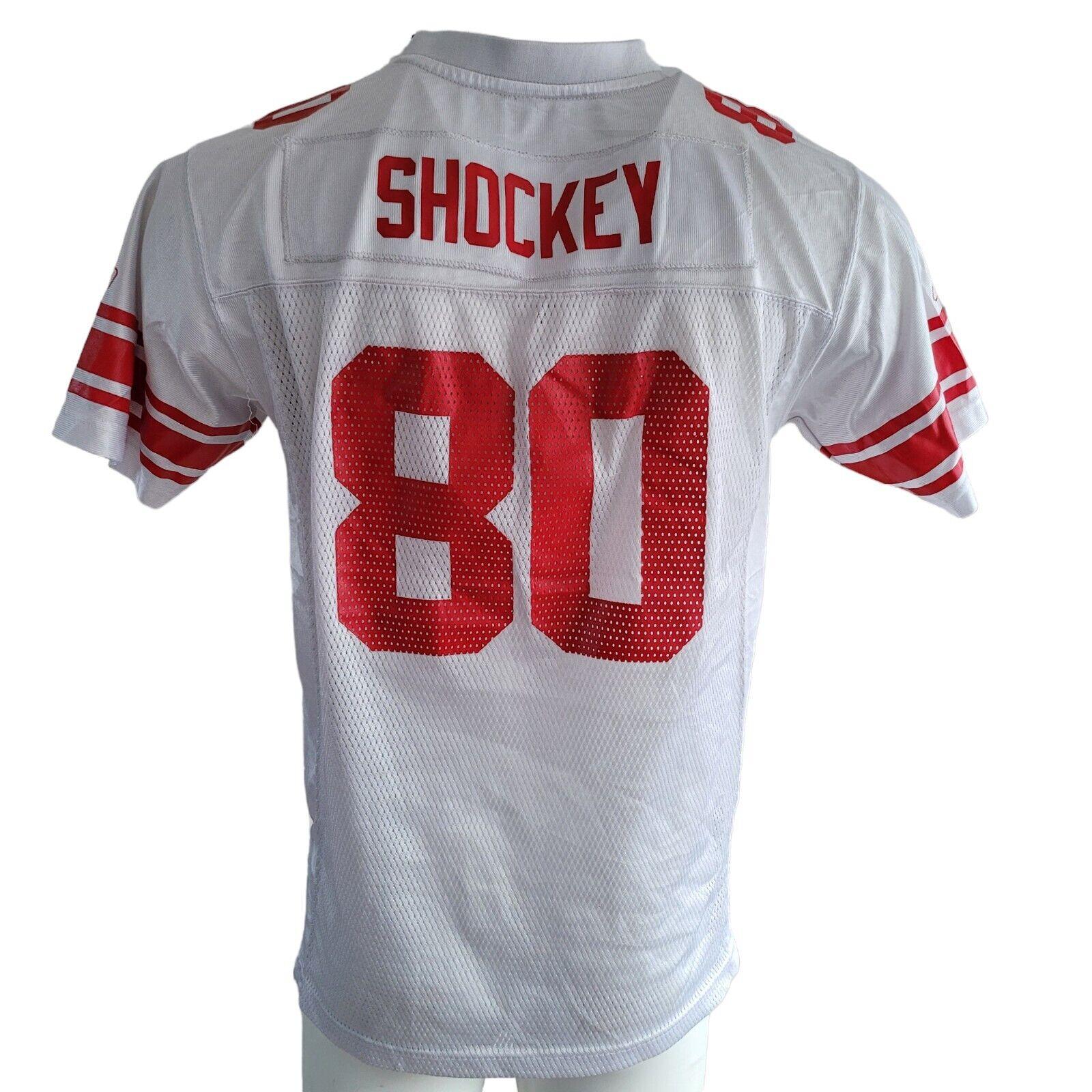 Reebok NFL New York Giants #80 Jeremy Shockey Youth XL Jersey-USASTARFASHION