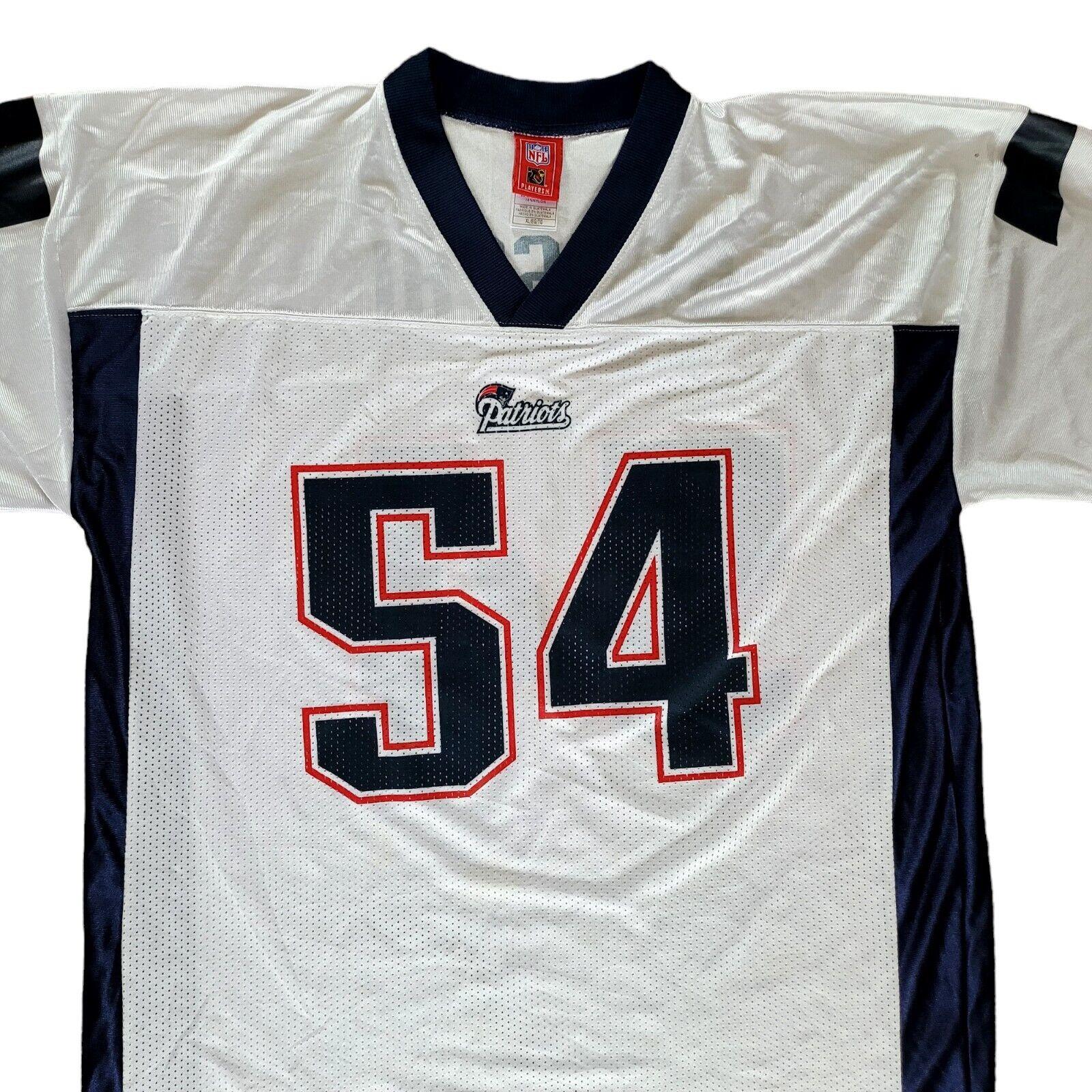 New England Patriots Tedy Bruschi #54 Jersey – Reebok NFL Size XL-USASTARFASHION