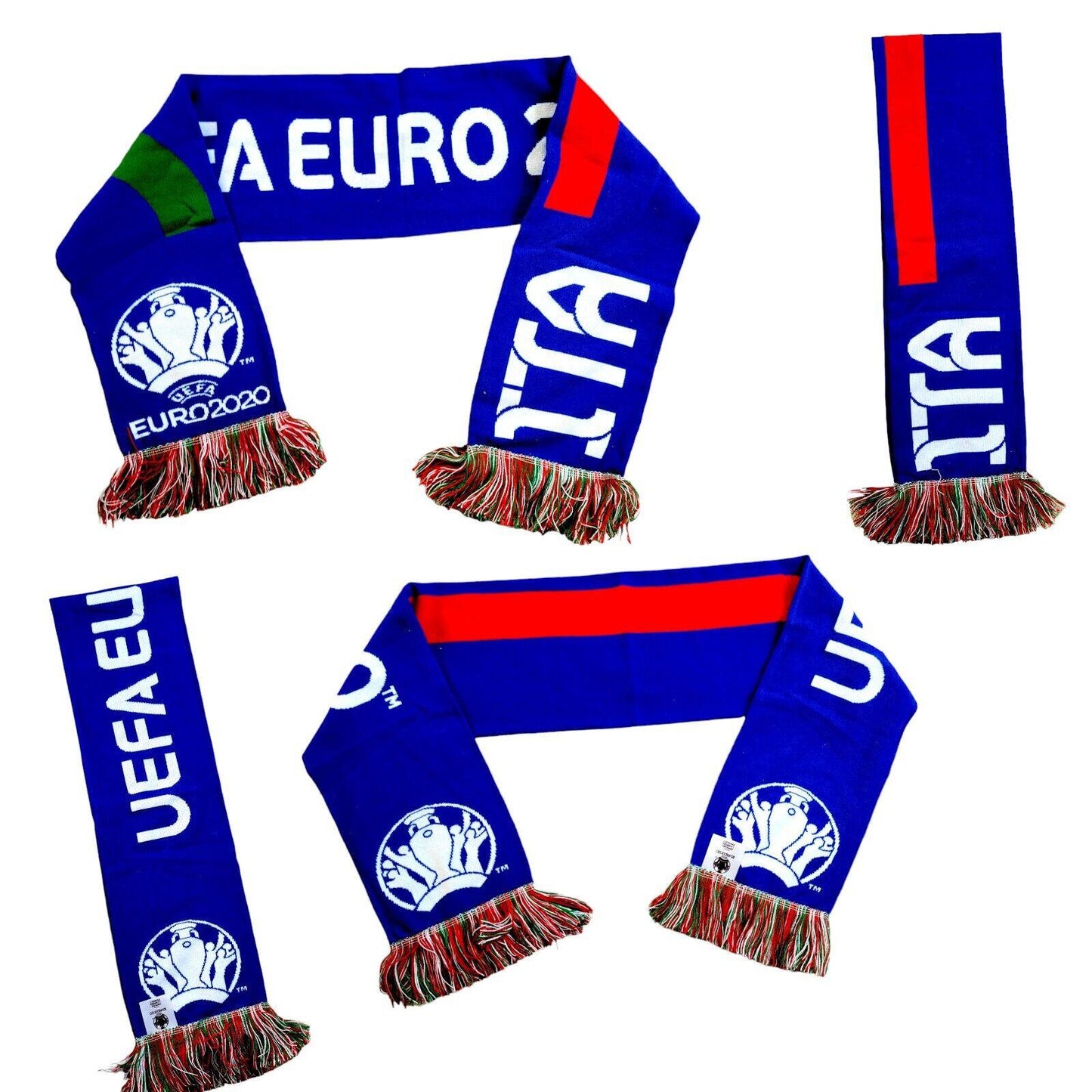 UEFA Euro 2020 Italy Flag Scarf New With Tags Official Licensed Product-USASTARFASHION