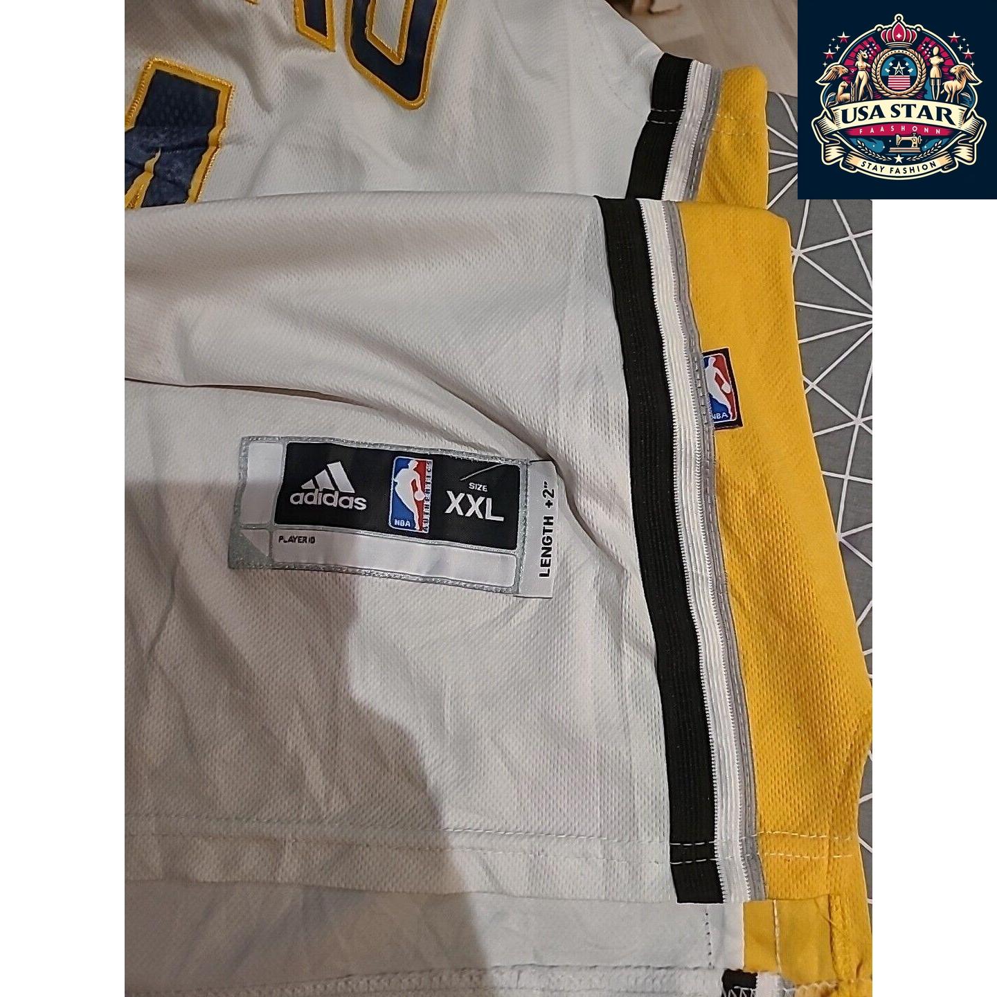 100% Authentic Adidas Indiana Pacers Jersey Size XXL Paul George #24 - Durable & Comfortable - USASTARFASHION