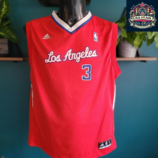 Los Angeles Lakers Jersey XL - Vintage Adidas Chris Paul #3, Excellent Condition, Iconic Design - USASTARFASHION