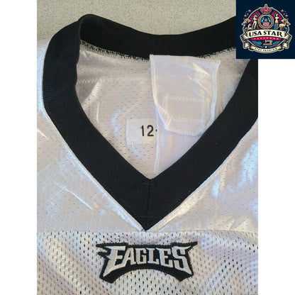 Elijah Qualls Jersey #98 Philadelphia Eagles Game-Issued White XXL - Authentic Memorabilia - USASTARFASHION