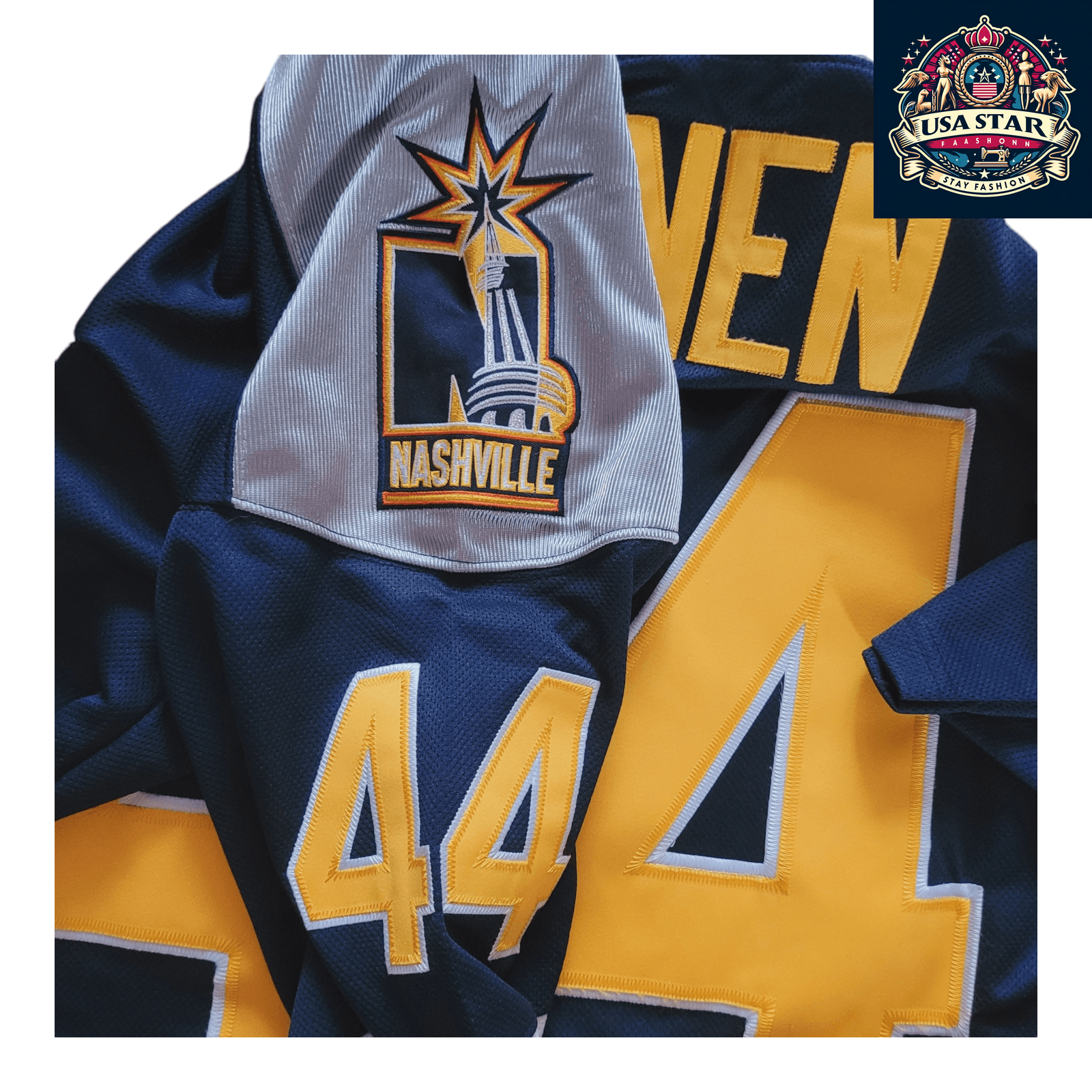 Vintage Kimmo Timonen #44 Nashville Predators CCM Jersey Adult M NHL Authentic - USASTARFASHION