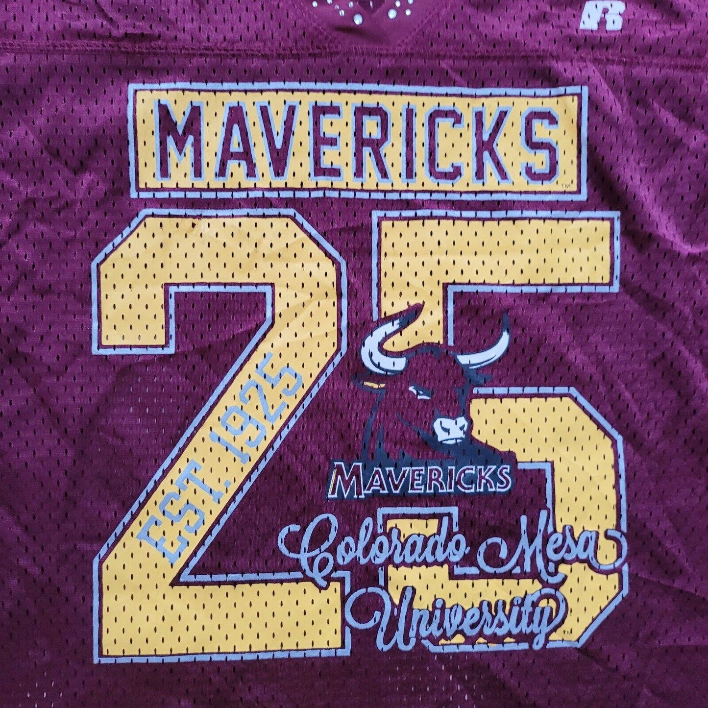 Russell Athletic Colorado Mesa University Mavericks #25 Women's Jersey - Size 2XL-USASTARFASHION