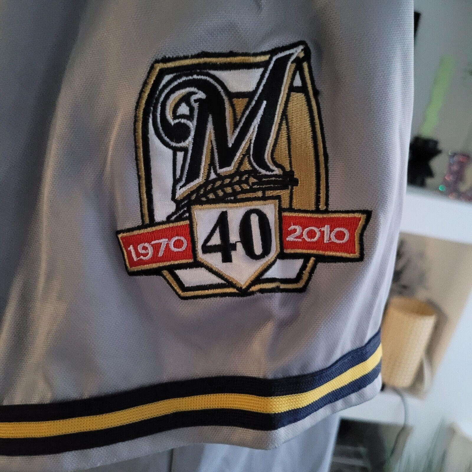 Milwaukee Brewers #49 Yovani Gallardo MLB Jersey | Size 54 (XL)-USASTARFASHION