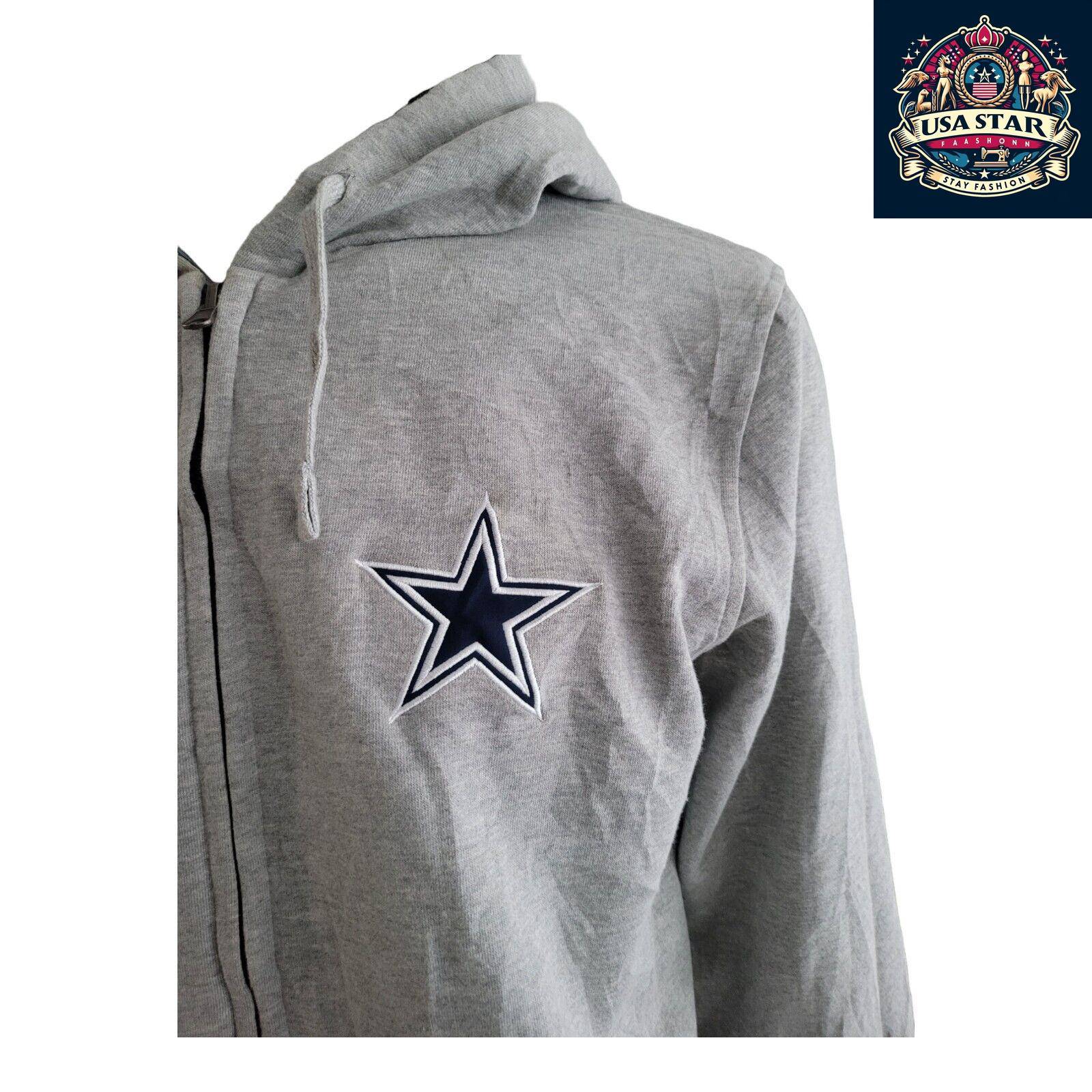 GIII Branded Dallas Cowboys Jacket for Men, Reversible, Hooded, Size L, Authentic Wear - USASTARFASHION