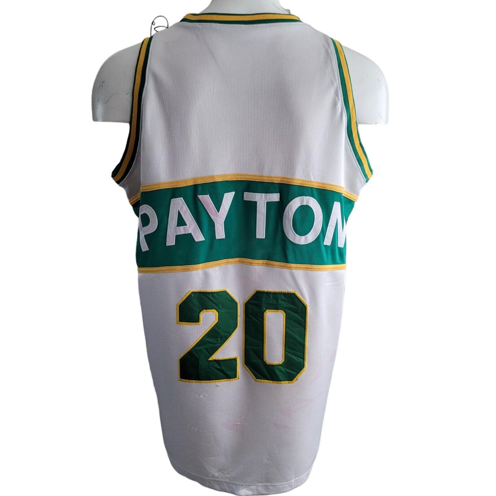 Mitchell & Ness Gary Payton #20 Seattle SuperSonics NBA Jersey 1983-94 Size 54 USA-USASTARFASHION