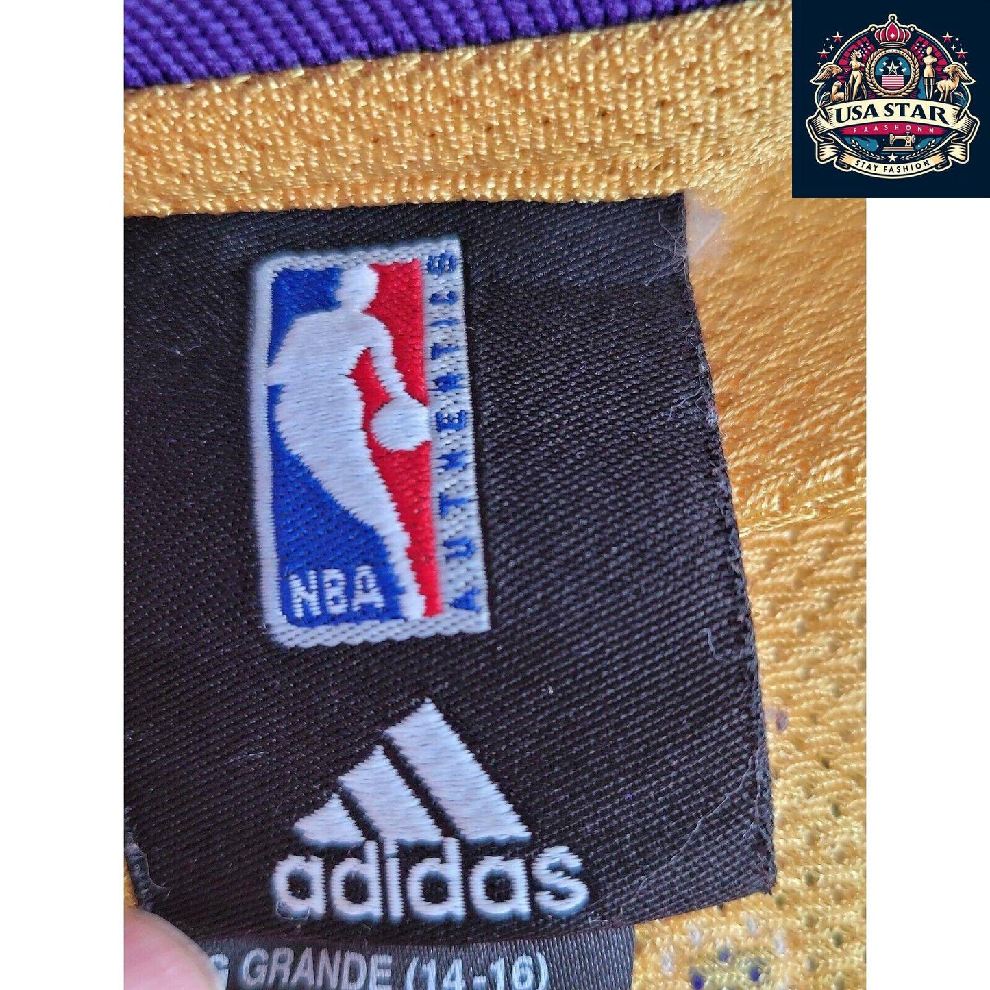 NBA Youth Jersey Adidas Lakers #24 Kobe Bryant, Size Large (14-16), Classic Design, Quality Fabric - USASTARFASHION