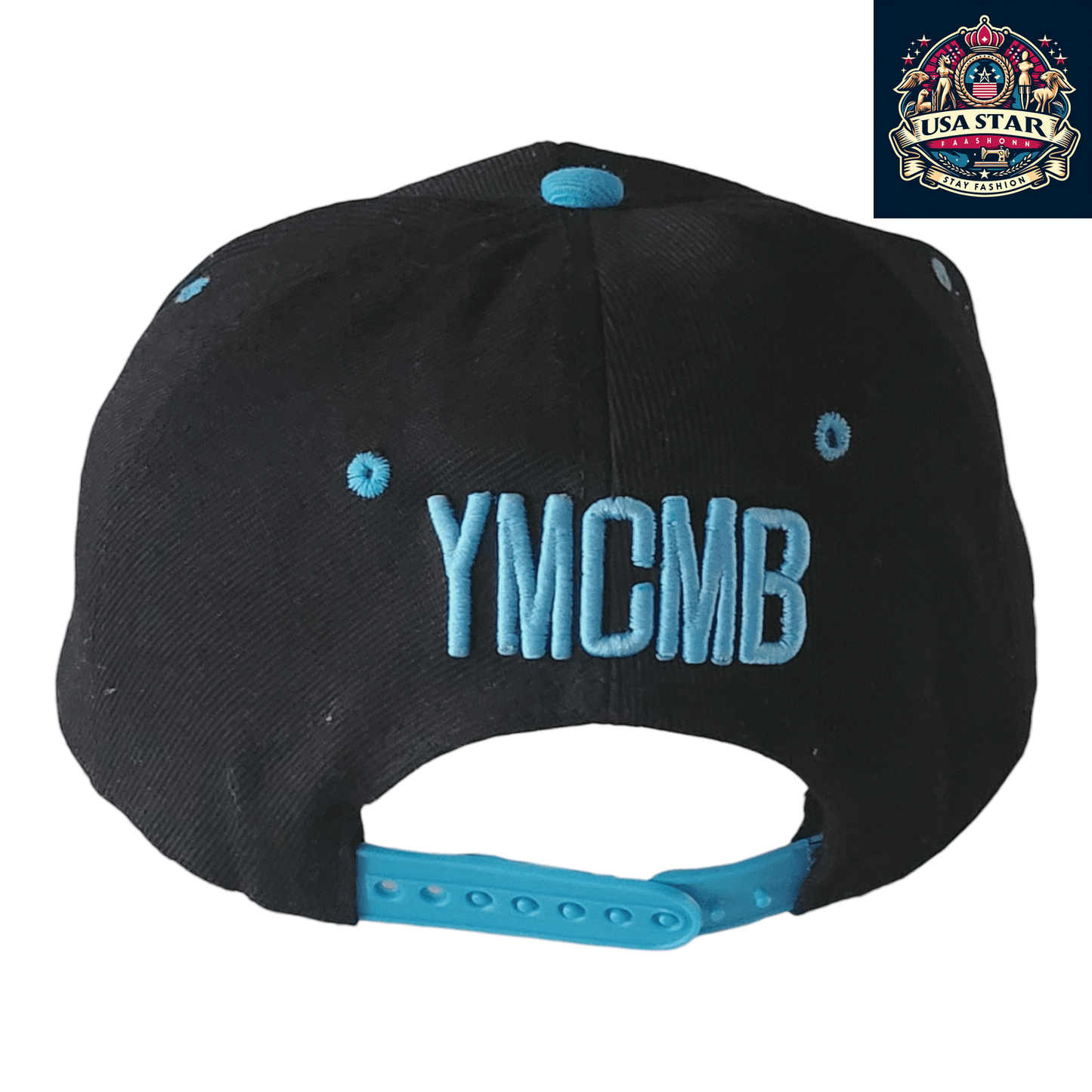 YMCMB Snapback Hat - Iconic Hip Hop Snapback Cap with Adjustable Fit - One Size Fits All - USASTARFASHION