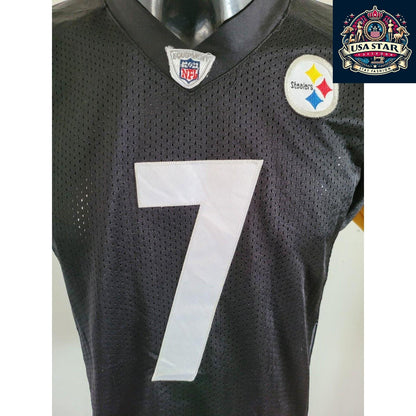 Pittsburgh Steelers Youth Jersey #7 Ben Roethlisberger Large 14/16 - Comfortable, Stylish, Iconic Design - USASTARFASHION