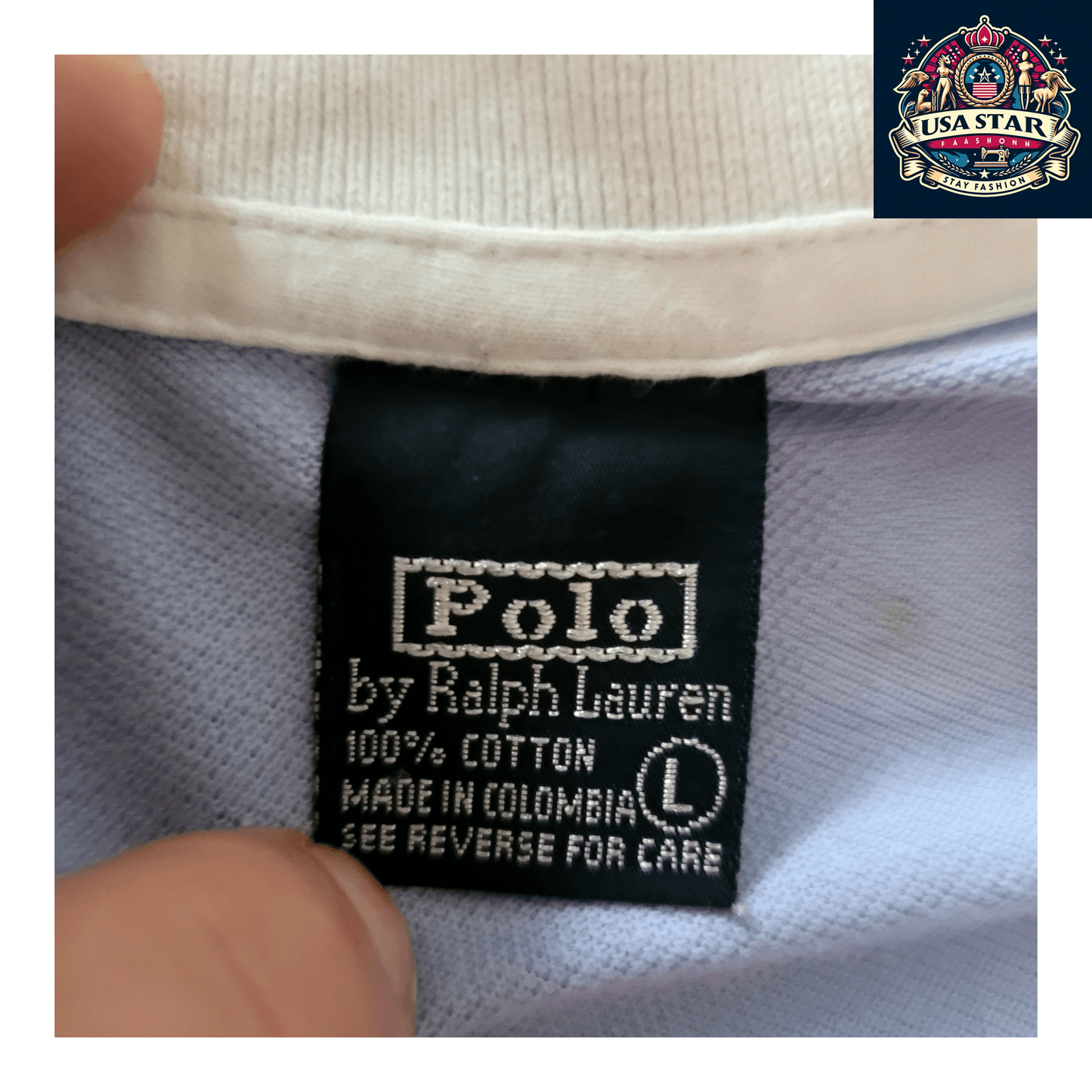 Polo Ralph Lauren Men's Polo Shirt - Classic Fit, Light Blue, 100% Cotton, Embroidered Logo, Size L - USASTARFASHION