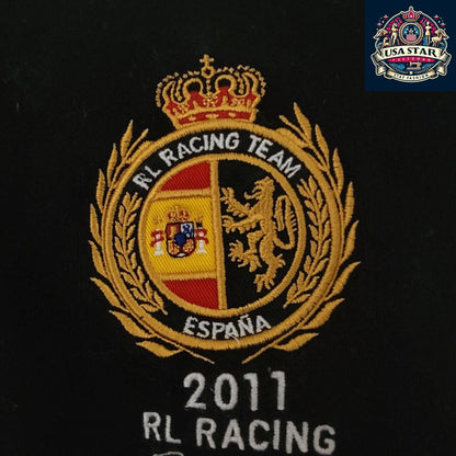 XL Polo Racing Jacket, Polo Ralph Lauren RL Racing Spain Tracksuit Top, Breathable Fabric, Classic Design - USASTARFASHION