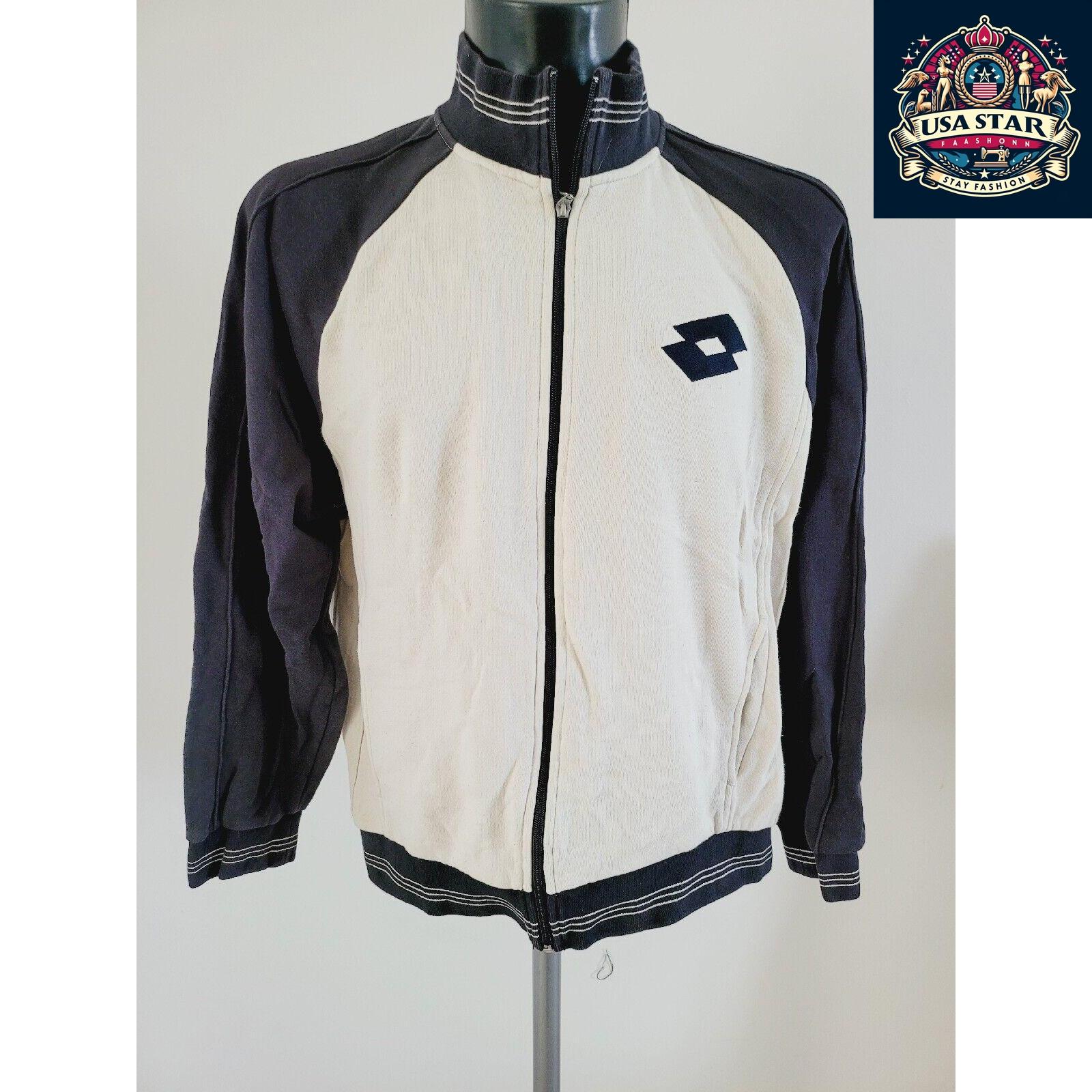 Lotto Tracksuit Top Size M/L | Stylish, Versatile Design for Gym & Casual Wear, Grade A Condition - USASTARFASHION