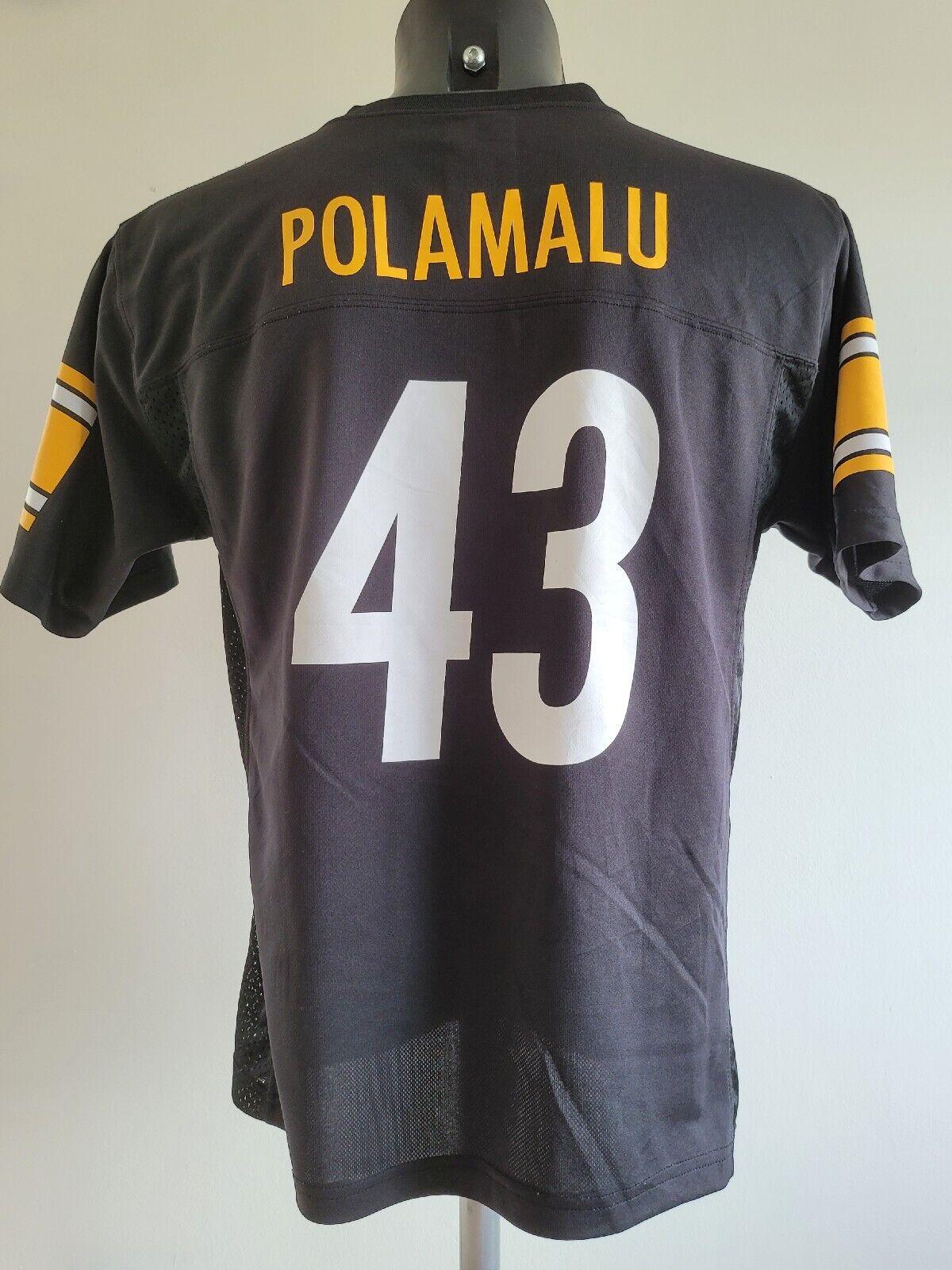 Troy Polamalu #43 Pittsburgh Steelers NFL Youth Large Jersey-USASTARFASHION