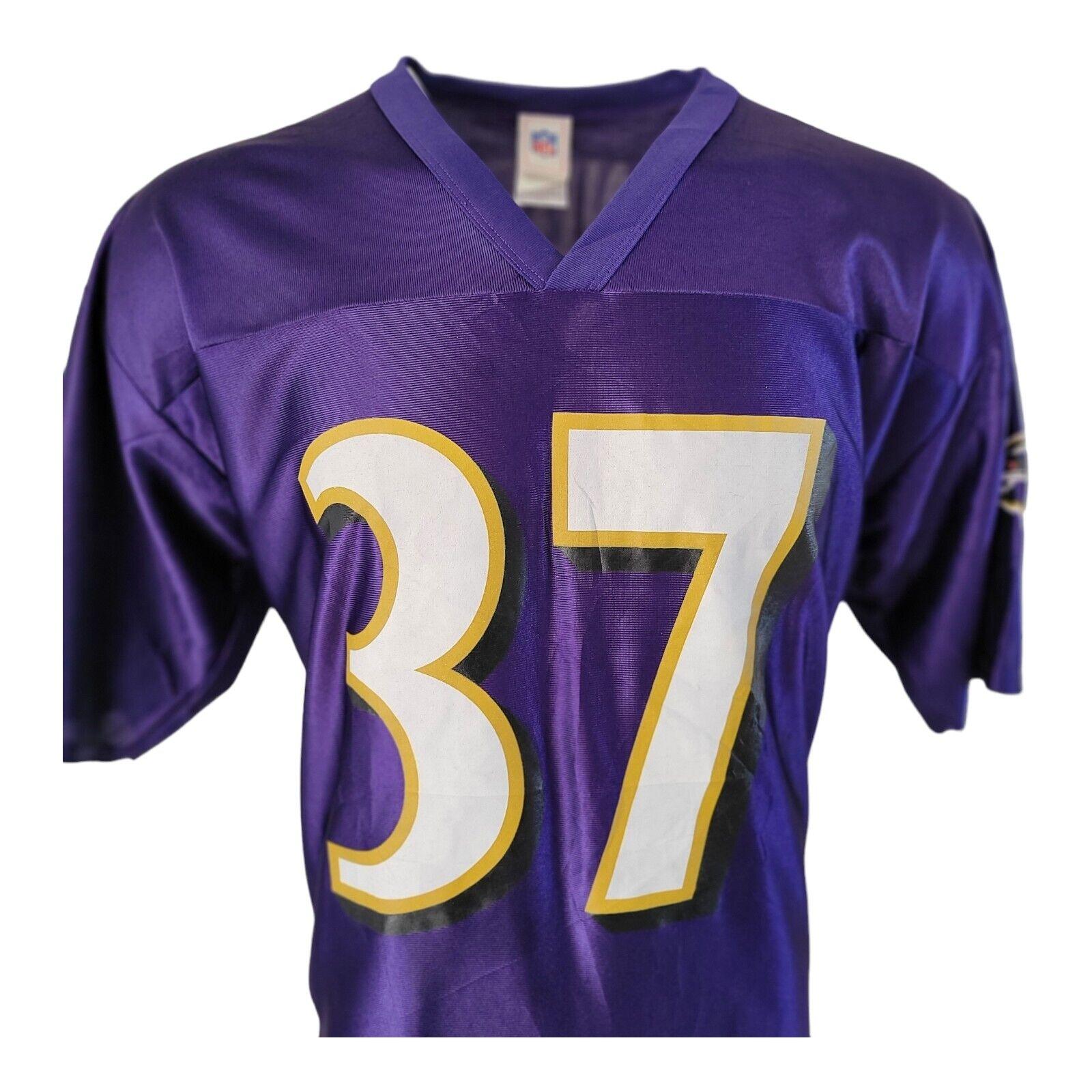 BALTIMORE Ravens #37 Deion Sanders NFL Football Jersey - Men's White Size L-USASTARFASHION