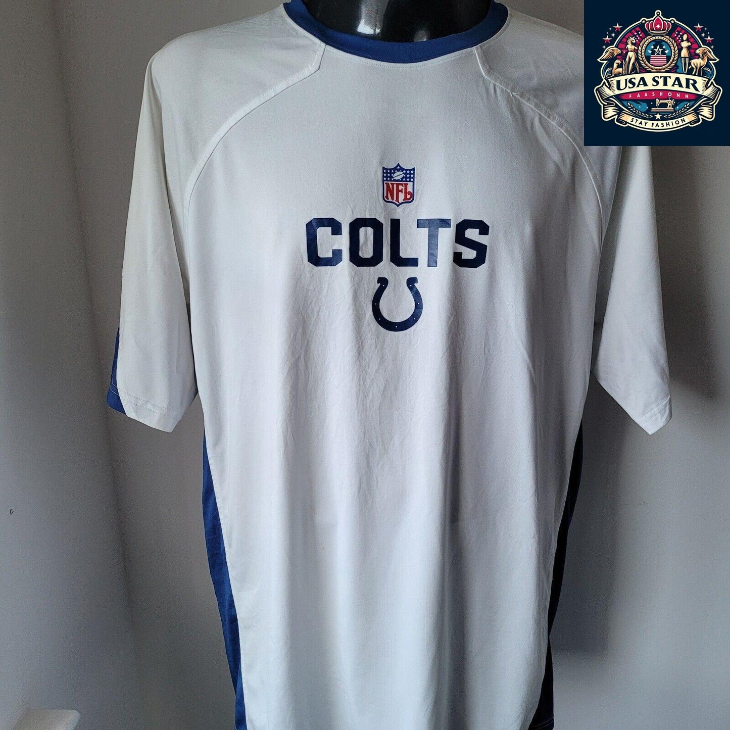 Indianapolis Colts Jersey XL by Reebok - Vintage Style, Breathable Fabric, Authentic Team Colors - USASTARFASHION