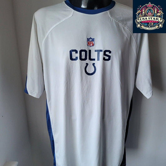 Indianapolis Colts Jersey XL by Reebok - Vintage Style, Breathable Fabric, Authentic Team Colors - USASTARFASHION