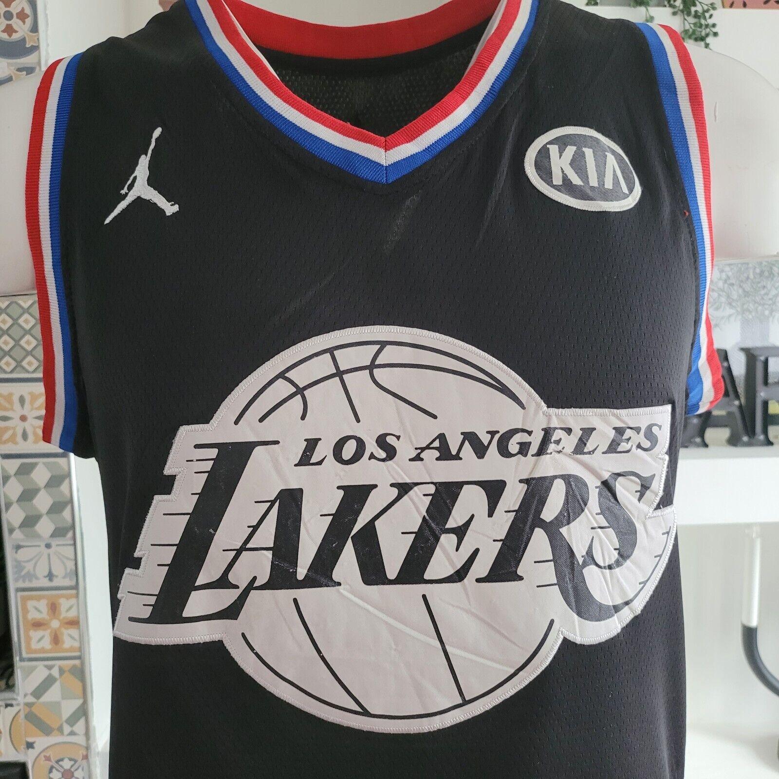 JORDAN Lakers LeBron James #23 All-Star Jersey | Size 48 (S/M)-USASTARFASHION