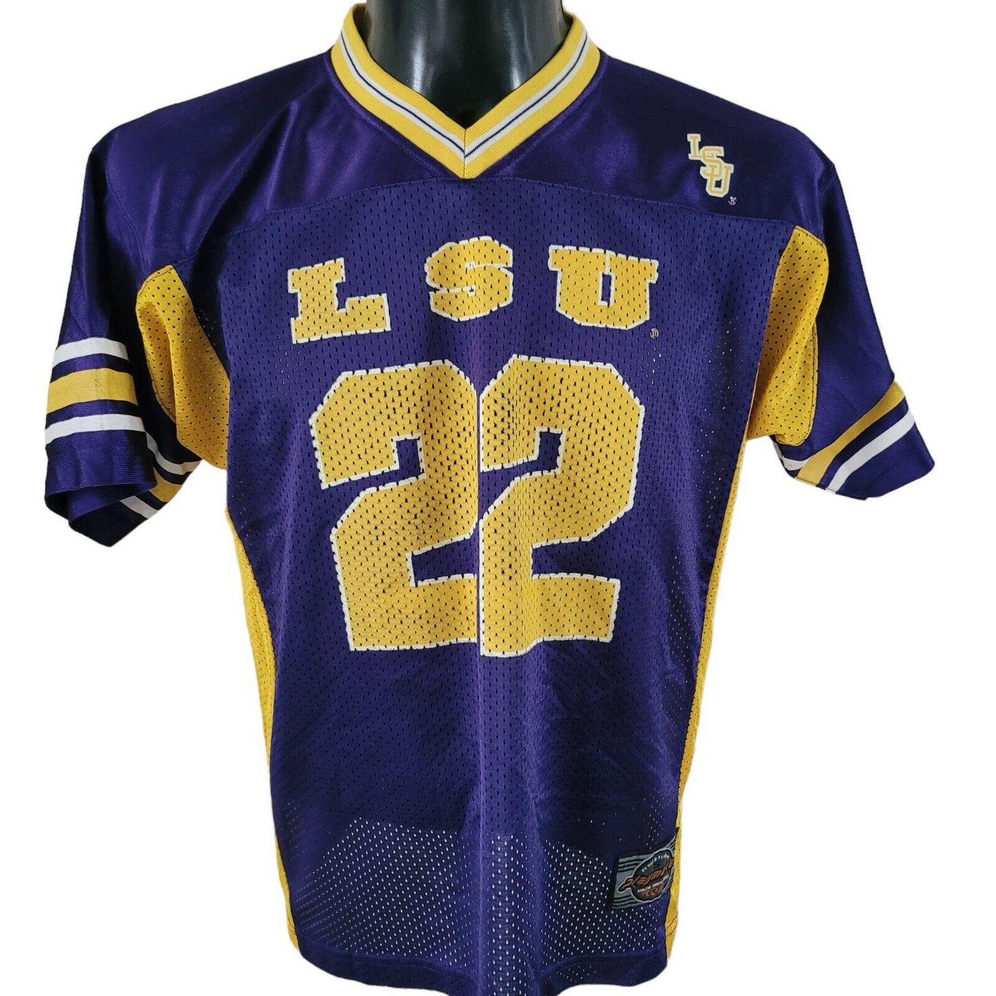 LSU Tigers Vintage Jersey in Vibrant Purple - Size S, Comfortable Jersey Fabric & Customizable-USASTARFASHION