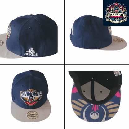 Adidas New Orleans Pelicans Cap - Adjustable Snapback, Iconic Team Logo, Comfortable Fit - USASTARFASHION