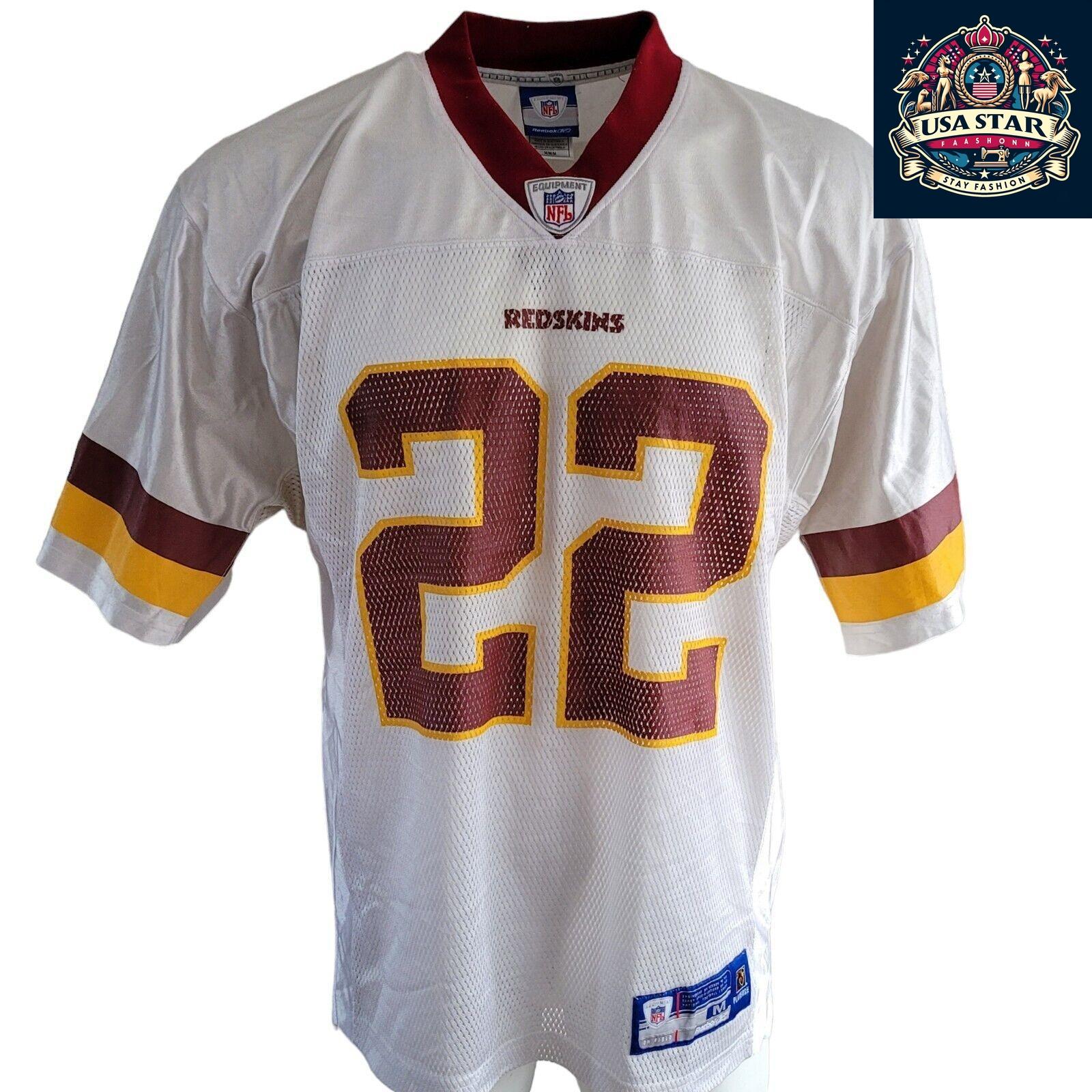 Vintage Reebok Washington Redskins #22 Carlos Rogers Jersey Sz M - USASTARFASHION