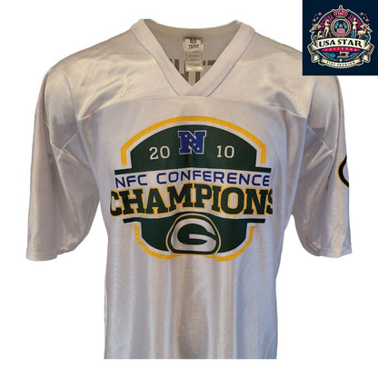 Clay Matthews #52 Green Bay Packers Jersey, Adult XL, Vintage Style, 2010 NFC North Champions - USASTARFASHION