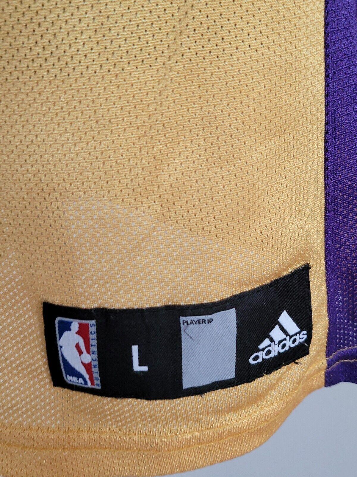 NBA Adidas Lakers #24 Bryant Youth Large (14-16) Jersey - Vintage Grade C-USASTARFASHION