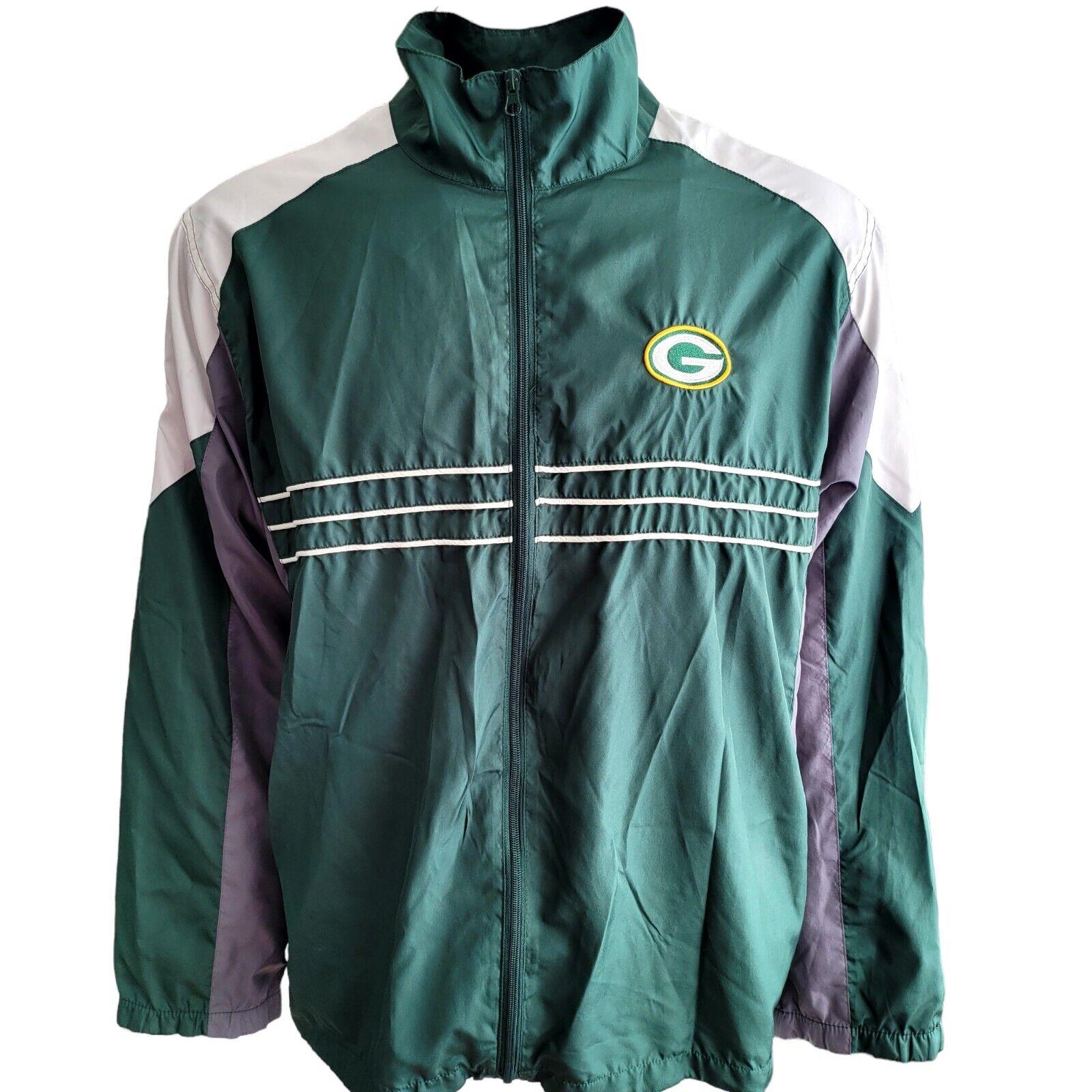 NFL Pro Line Reebok Green Bay Packers Track Jacket Men's Size XL-USASTARFASHION