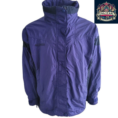 Columbia Bugaboo Purple Jacket for Women - Waterproof, Stylish, Durable Winter Wear, Size L - USASTARFASHION