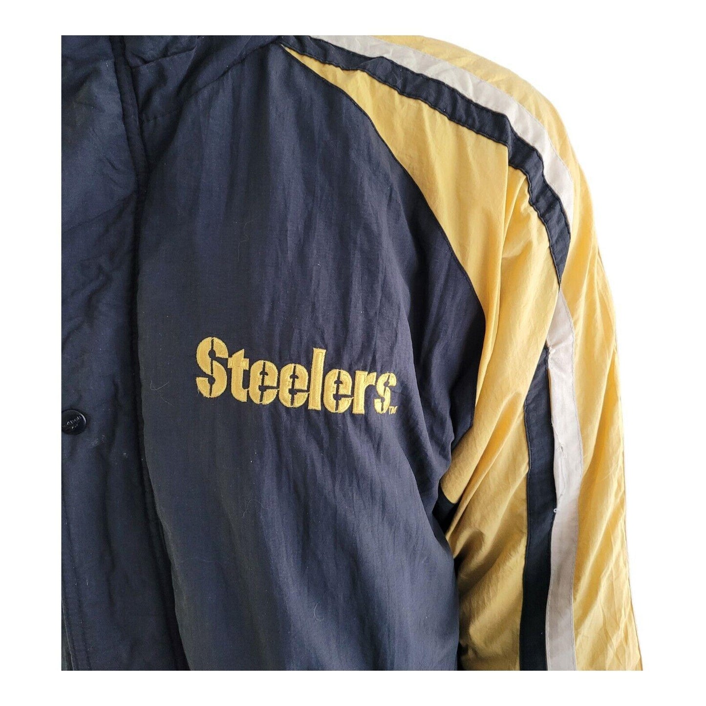 Reebok Steelers NFL Padded Jacket XL | Insulated Puffer Design-USASTARFASHION