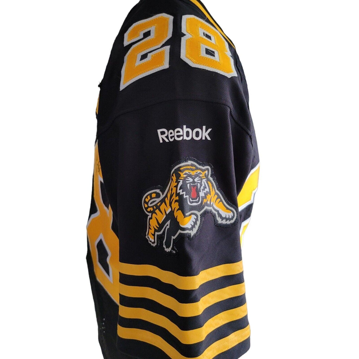 Hamilton Tiger-Cats CFL Reebok J. Johnson # Jersey - Signed, Size M-USASTARFASHION