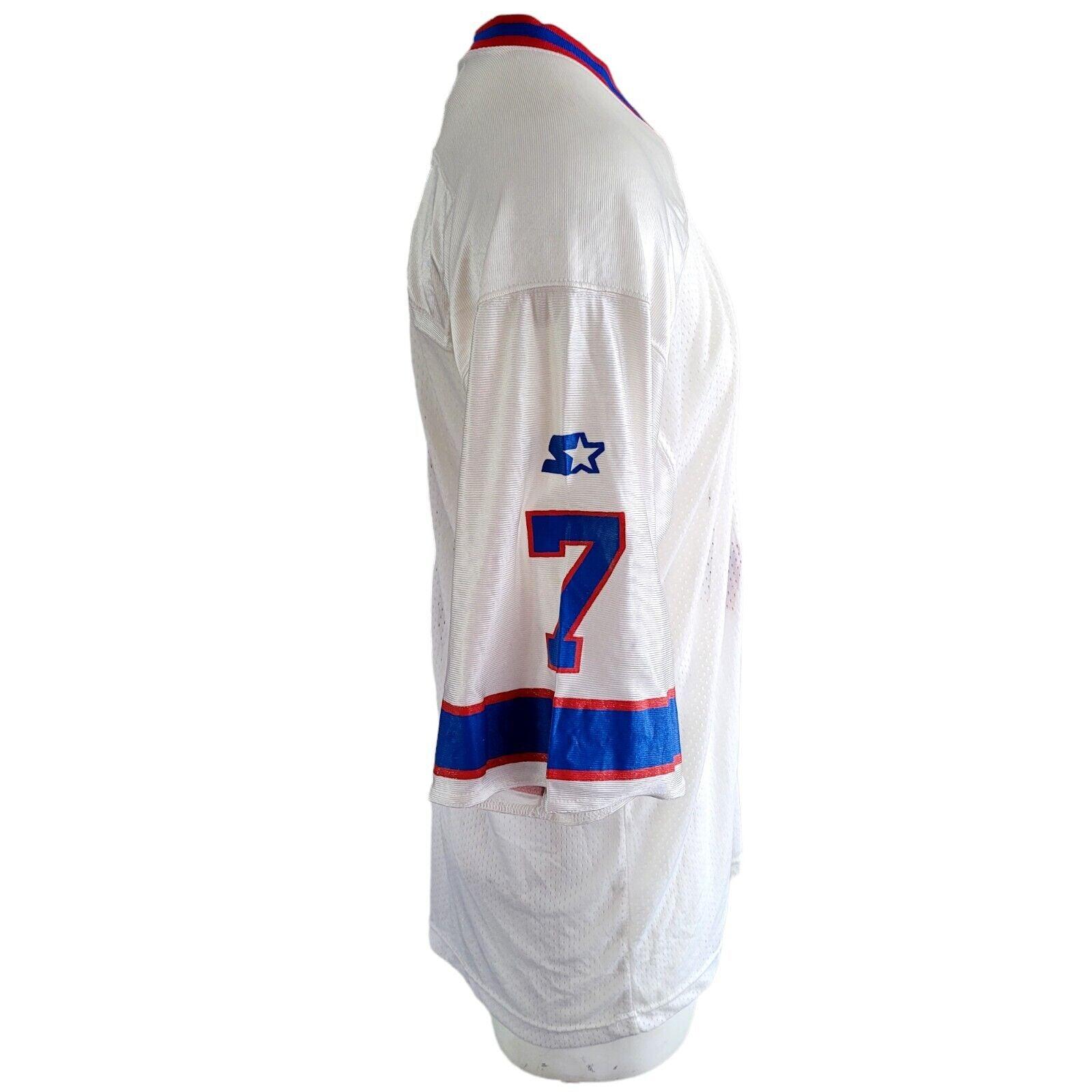 Doug Flutie #7 Buffalo Bills NFL Starter White Home Jersey Men's Size M-USASTARFASHION