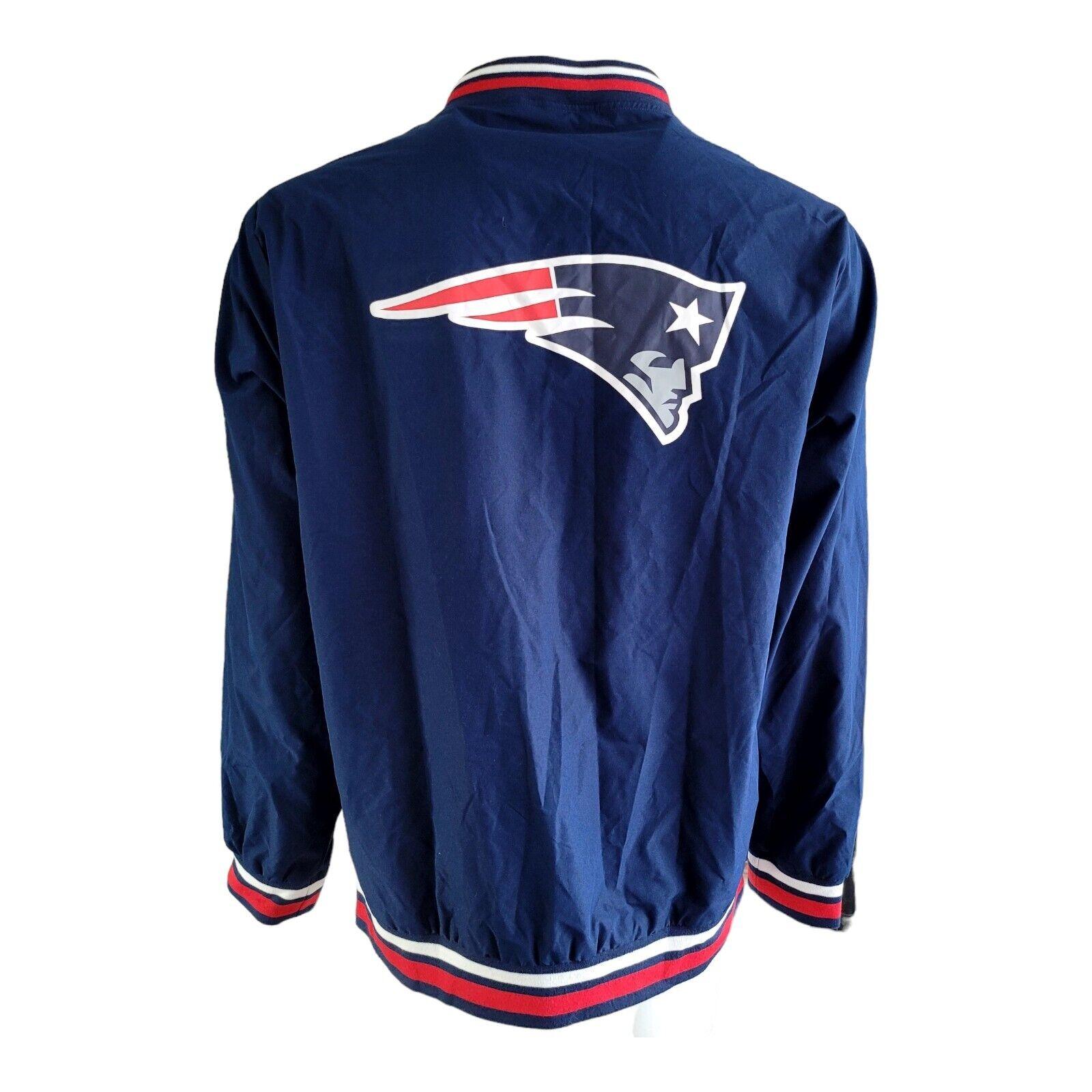 NFL Patriots Primark Jacket Mens Size 2XL Navy Blue-USASTARFASHION