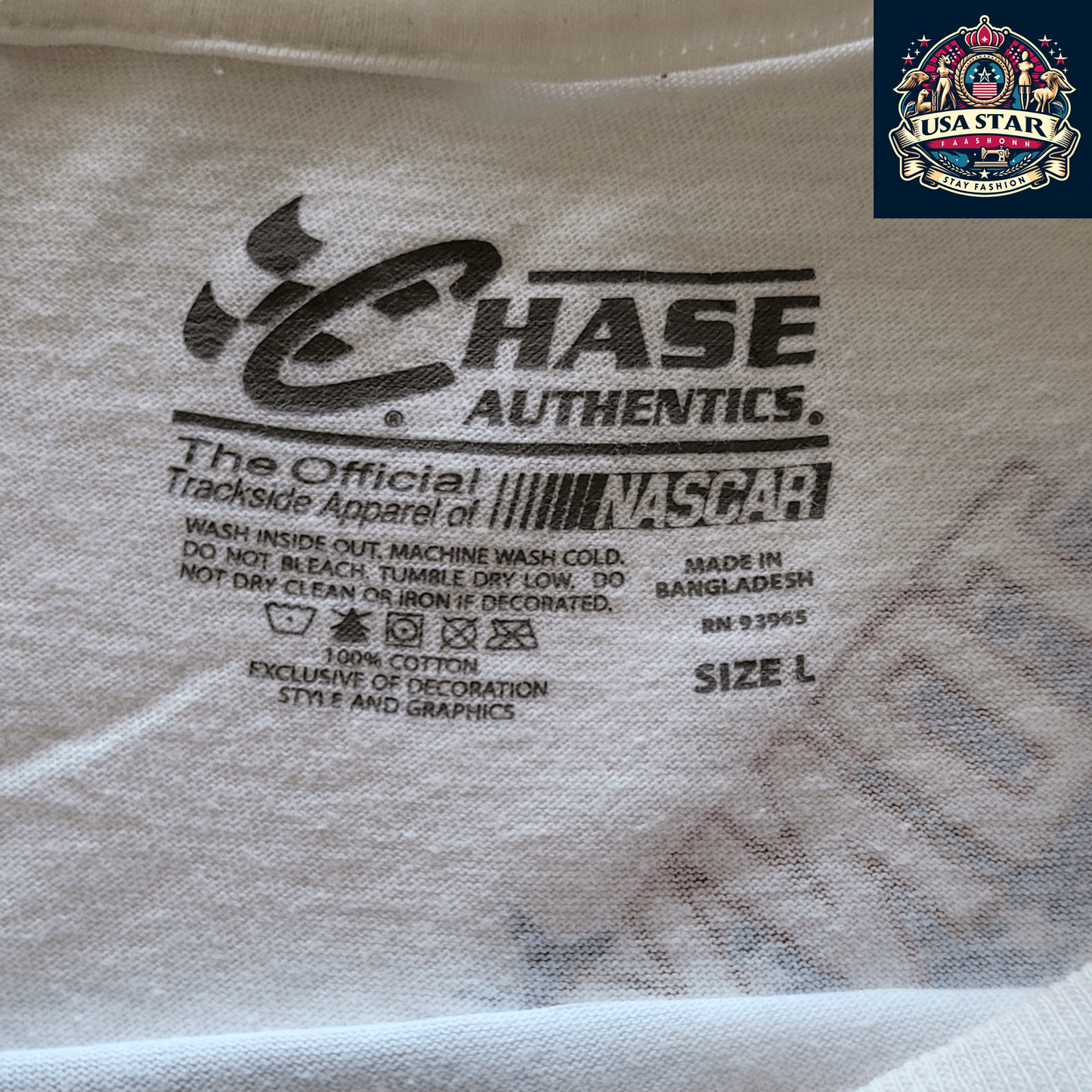 Tony Stewart T-Shirt #14 - Large Comfort Fit, Bold Graphics for NASCAR Fans by Chase Authentics - USASTARFASHION